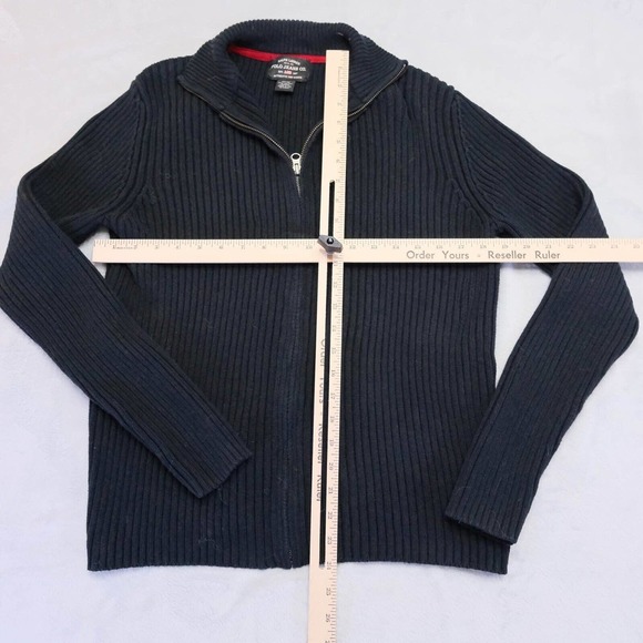 Polo Ralph Lauren Mens Sweater M Shawl Cardigan Naval Nautical Cable Knit - Picture 11 of 13